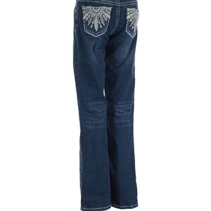Kids Blue Embellished Jeans